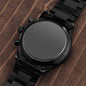 Chronograph Black Timepiece with Luxury Box