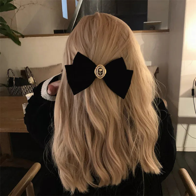 Black Velvet Bow