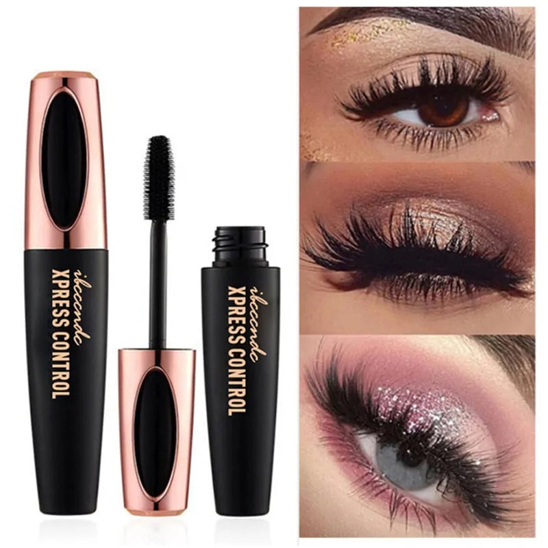 New 4D Silk Fiber Waterproof Mascara for Eyelashes