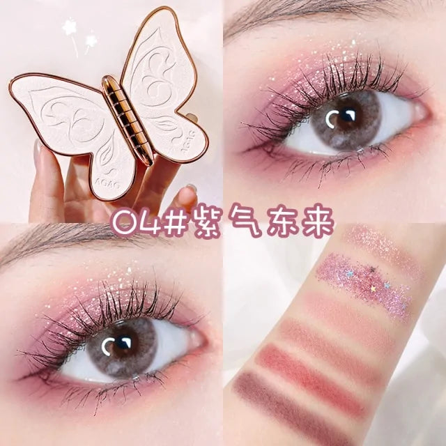 6 Colors Eyeshadow Palette Butterfly