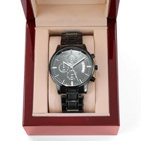 Chronograph Black Timepiece