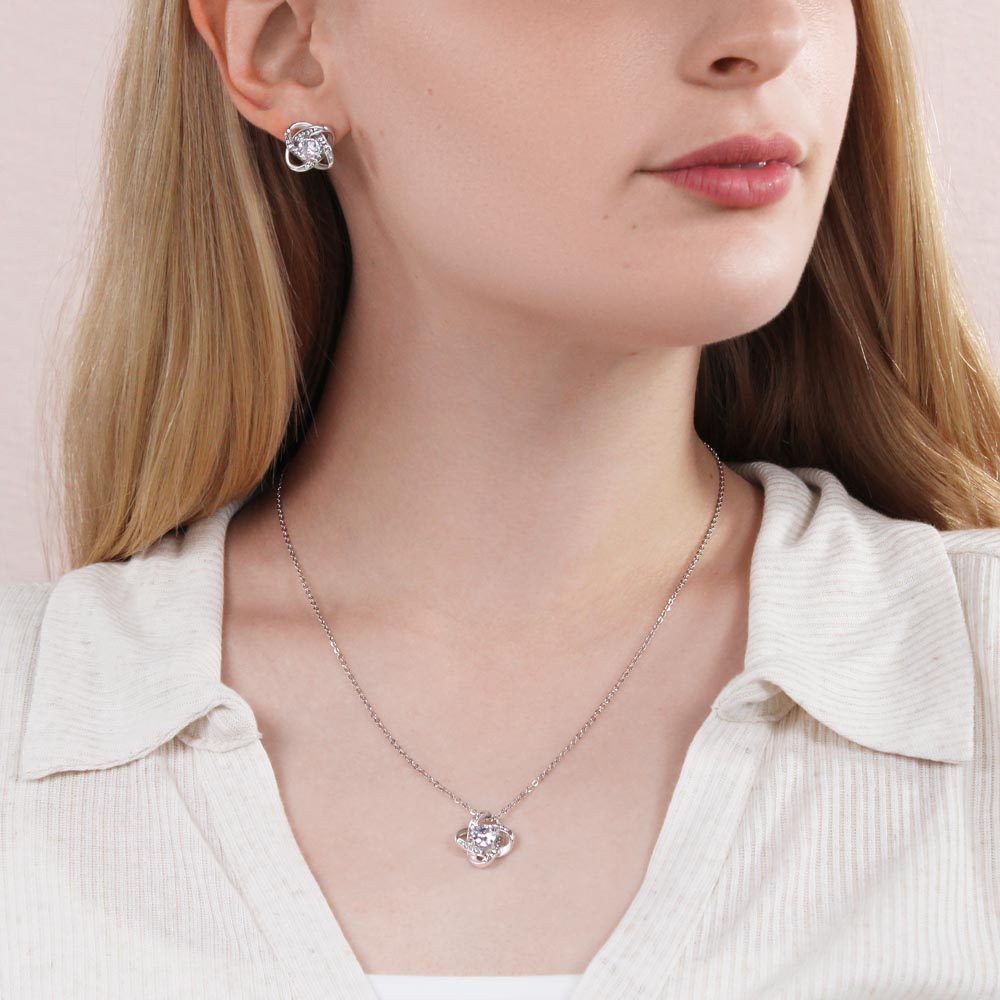 Celebrate Love with Our Exquisite Love Knot Necklace