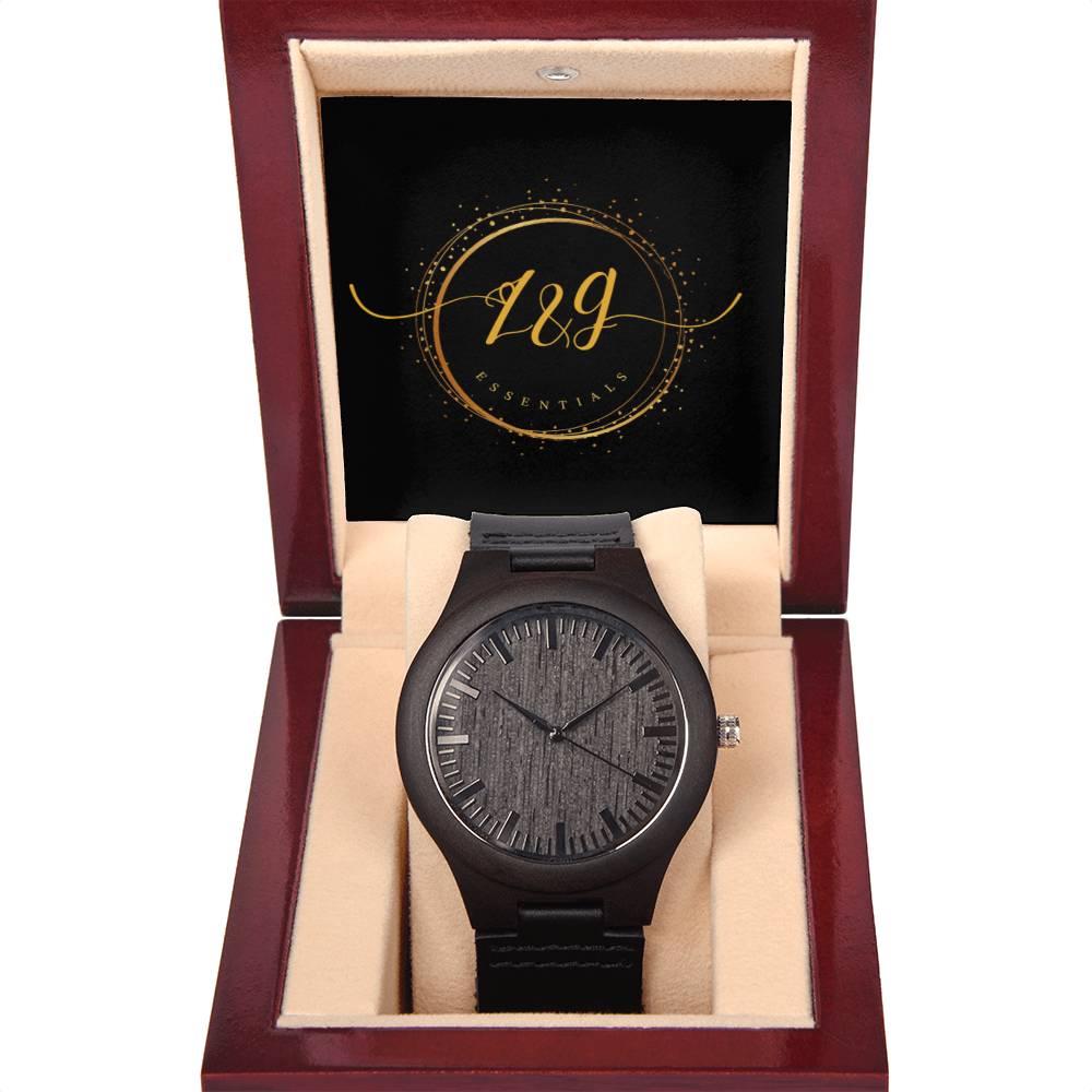 MC Wooden Watch (No Engraving)