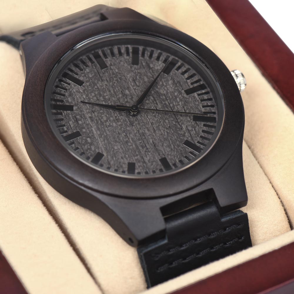 MC Wooden Watch (No Engraving)