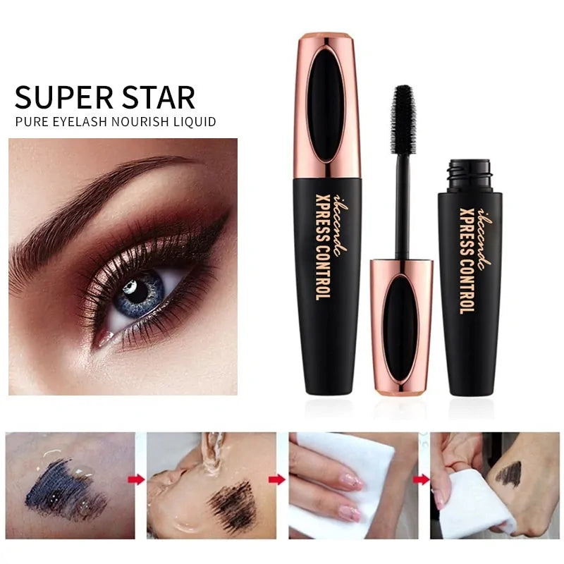 New 4D Silk Fiber Waterproof Mascara for Eyelashes