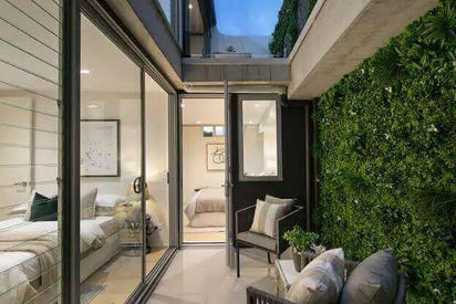 White Oasis Artificial Vertical Garden 40