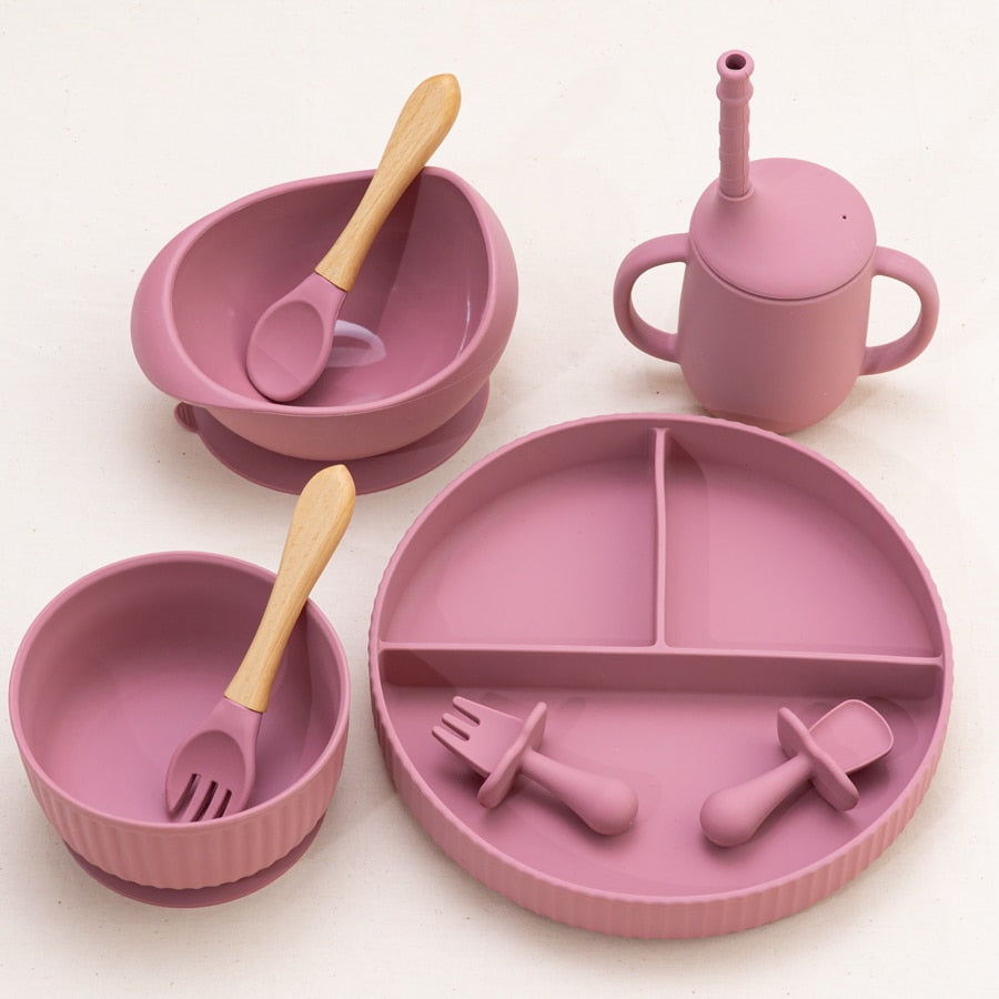 Weaning Solid Food Plate Bowl Set